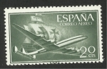 Stamps : Europe : Spain :  1169 - superconstellation y nao santa maría