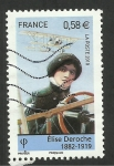 Sellos de Europa - Francia -  4504 - elise deroche, pionera de la aviación