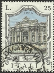 Stamps Italy -  1159 - fontana de trevi de roma