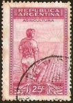 Stamps Argentina -  AGRICULTURA - LABRADOR  Y SOL