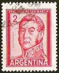 Sellos de America - Argentina -  GENERAL JOSE DE SAN MARTIN