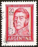 Sellos de America - Argentina -  GENERAL JOSE DE SAN MARTIN