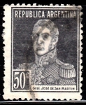 Sellos de America - Argentina -  General San Martín