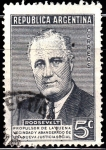 Stamps Argentina -  Roosevert