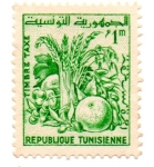 Stamps : Africa : Tunisia :  REPUBLICA TUNISIENNE-timbre taxe-