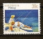 Stamps Australia -  Pesca.