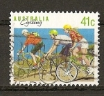 Stamps Australia -  Ciclismo.