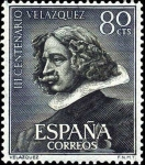 Stamps : Europe : Spain :  III centenario de la muerte de Velázquez