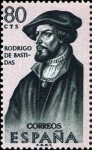 Stamps : Europe : Spain :  Forjadores de América