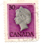 Stamps : America : Canada :  REYNA