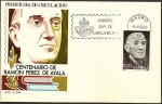 Stamps Spain -  Centenario de Ramón Pérez de Ayala - SPD