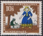 Stamps : Europe : Germany :  OBRAS DE BENEFICIENCIA. EL REY DE LAS RANAS