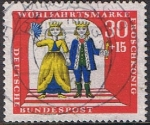 Stamps Germany -  OBRAS DE BENEFICIENCIA. EL REY DE LAS RANAS