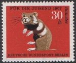 Stamps Germany -  PRO-JUVENTUD. ANIMALES