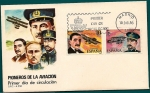 Stamps Spain -  Pioneros de la aviación - SPD
