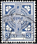 Stamps Ireland -  Symbols. Cruz