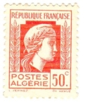 Stamps : Africa : Algeria :  denteles 12