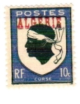 Stamps Algeria -  provinces francaises