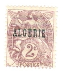 Sellos de Africa - Argelia -  Timbres de francia de.1900-1924
