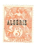 Stamps Algeria -  Timbres de francia de.1900-1924