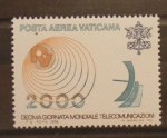 Stamps : Europe : Vatican_City :  DIA MUNDIAL DE LAS TELECOMUNICACIONES