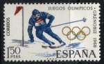 Stamps Spain -  E1851 - Juegos Olímpicos Invierno Grenoble