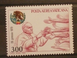 Stamps Europe - Vatican City -  VIAJES DEL PAPA JUAN PABLO II