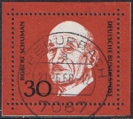 Stamps Germany -  ANIVERSARIO DE LA MUERTE DE KONRAD ADENAUER
