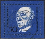 Stamps Germany -  ANIVERSARIO DE LA MUERTE DE KONRAD ADENAUER