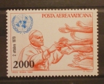 Stamps Europe - Vatican City -  VIAJES DEL PAPA JUAN PABLO II