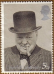 Stamps United Kingdom -  CHURCHILL