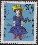 Stamps Germany -  OBRAS DE BENEFICENCIA. MUÑECAS DE NÜREMBERG