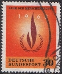 Stamps Germany -  AÑO INTERNACIONAL DE LOS DERECHOS HUMANOS