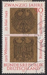 Stamps : Europe : Germany :  20º ANIV DE LA REPÚBLICA FEDERAL ALEMANA