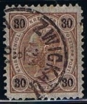 Stamps Austria -  Scott  60  Enperador Francisco Jose