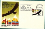 Stamps Spain -  Pacto Andino  XV Aniversario  - SPD
