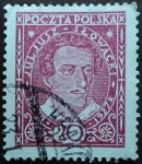 Sellos de Europa - Polonia -  Juliusz Słowacki de Leliwa (1809-1849)