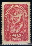Stamps Austria -  Scott  213  Alegoria de la nueva Republica