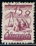 Stamps Austria -  Scott  313  Fields Crossed y Telegrafos