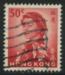 Stamps Hong Kong -  Scott 210 - Reina Isabel II
