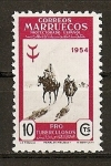 Stamps : Africa : Morocco :  Pro-Tuberculosos.
