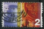 Stamps Hong Kong -  Scott 1005 - Culturas Oriental y Occidental