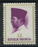 Stamps Indonesia -  Scott 617 - Presidente Sukarno
