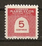 Stamps : Africa : Morocco :  Cifras.