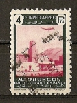 Stamps Morocco -  Paisajes yAvion.