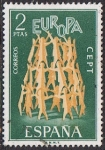 Stamps Spain -  EUROPA 1972