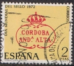 Stamps Spain -  DIA DEL SELLO 1972