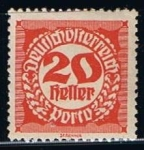 Stamps Austria -  Scott  J78 Cifras