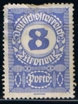Stamps Austria -  Scott  J90Cifras
