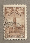 Sellos de America - Canad -  Parlamento